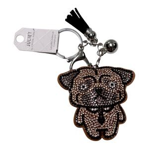 Crystal Pug Keychain by Crystal Avenue NWT